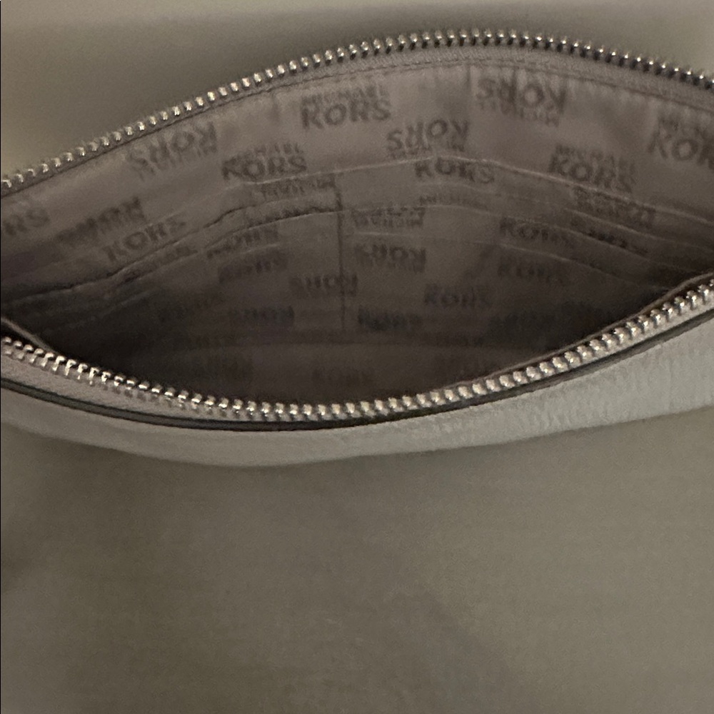 Michael Kors Gray Leather Wristlet - Picture 4 of 4